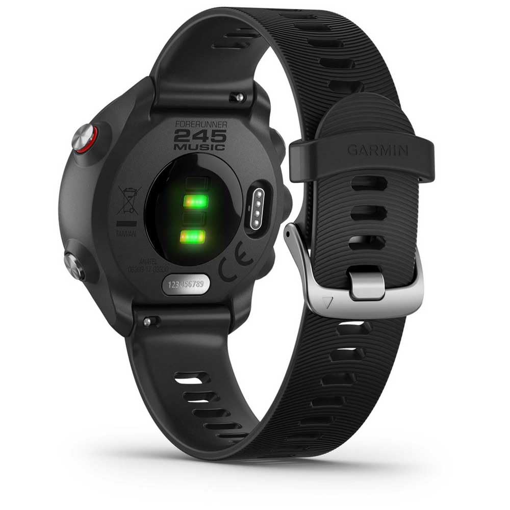 Garmin Forerunner 245 Music Gps Running Smartwatch, With Music And Running And Training Features, Black Band