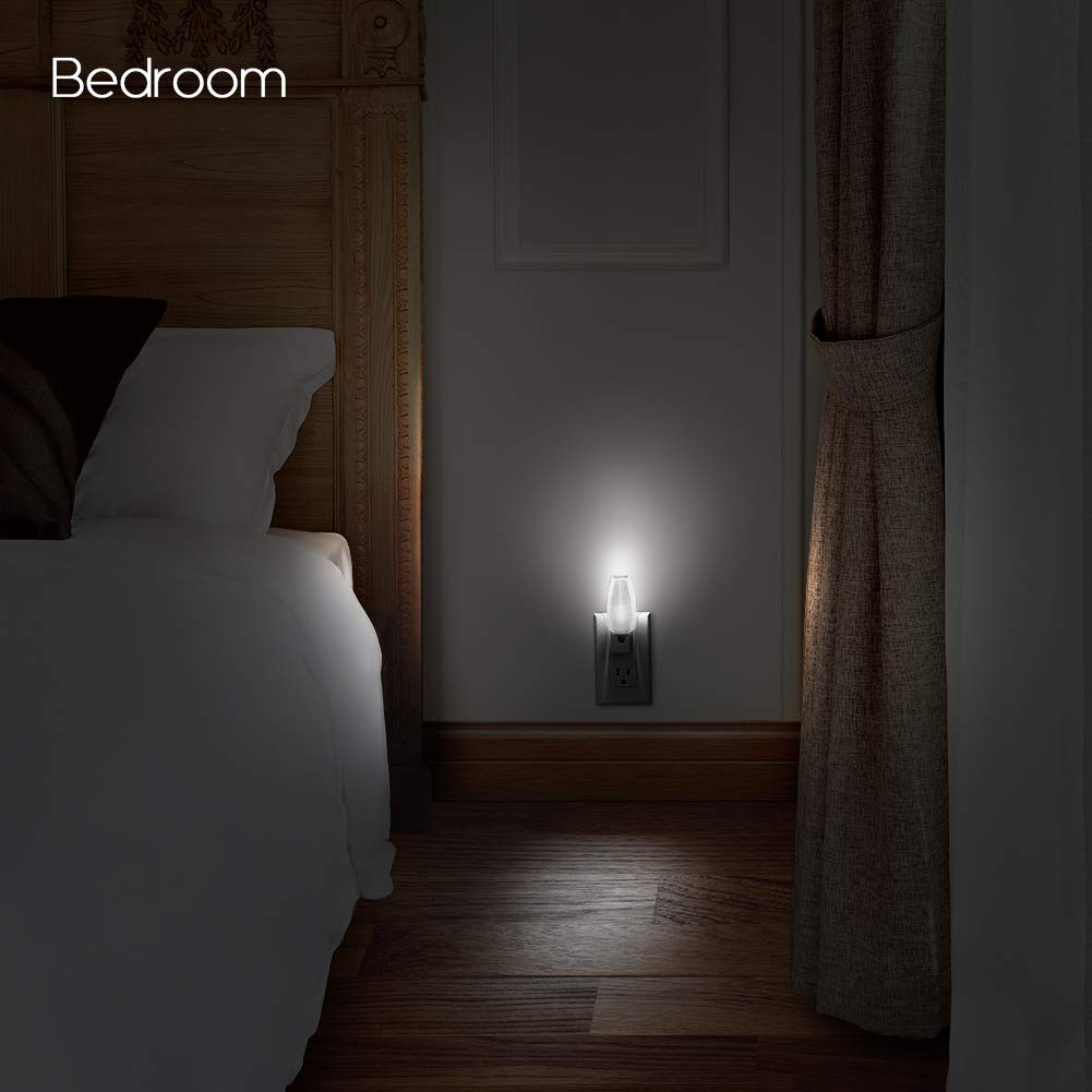 Emotionlite LED Night Light, Dusk to Dawn Sensor, 6 Pack, Neutral White, Model ELN-085-6-850, Ideal for Kids, Nursery, Bedroom, Bathroom