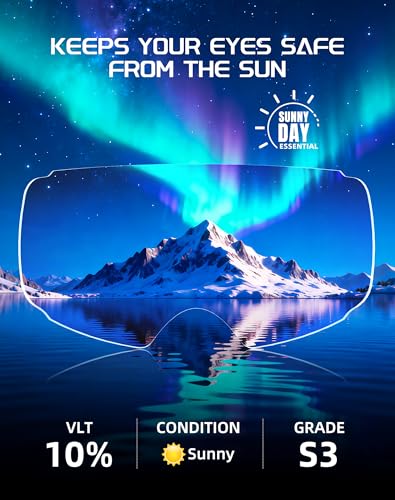Innerking Interchangeable Ski Goggles, Magnetic Lens Snow Goggles, OTG Anti Fog Snowboard Goggles for Women Men Adult Youth