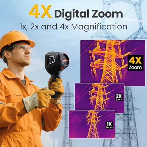 Thermal Master Handheld Thermal Camera, 512×384 X³IR Resolution, Thermal Imaging Camera with 2MP Visual Camera, 640×480 3....