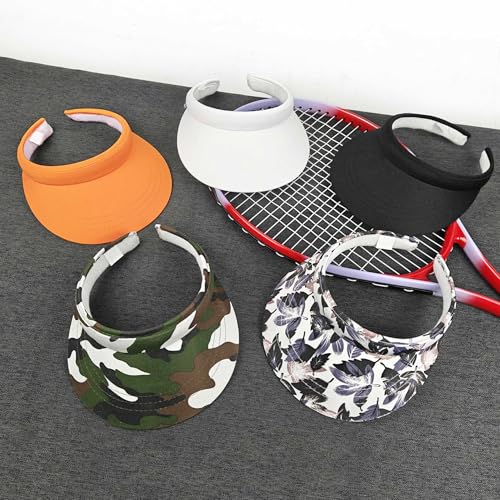 3 Pack Sports Sun Visor Hat Women Men Adjustable Clip On Visors Outdoor Golf Beach Cap