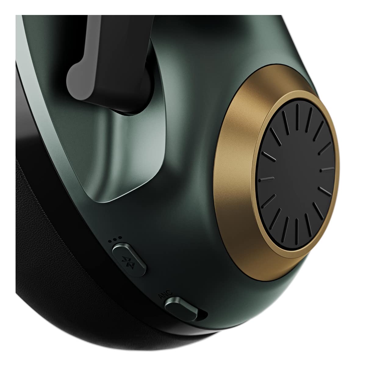 EPOS H3Pro Hybrid Gaming Headset - Noise-Cancelling, Bluetooth, Faux Leather, All-size - Racing Green