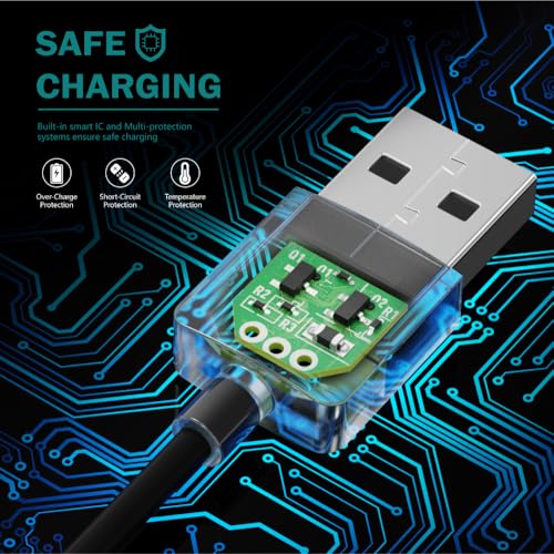 TUSITA Magnetic Charger Cable Compatible with Wahoo TRACKR Heart Rate Monitor - 1M