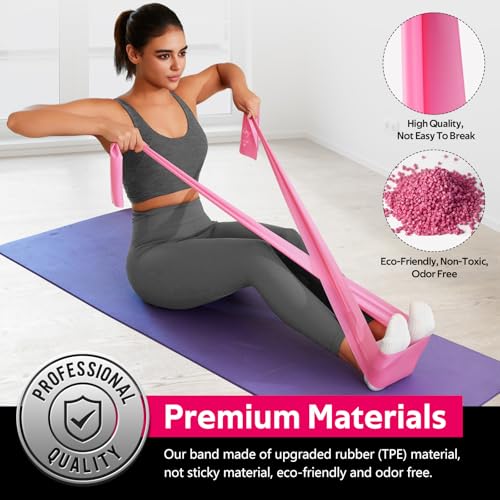 WALITO Resistance Bands for Working Out, Exercise Bands for Women and Men, Workout Bands for Physical Therapy, Stretch, Re...