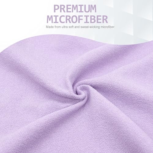 Eunzel 2 Pack Hot Yoga Towel with Grip Dot, Non Slip Yoga Mat Towe Sweat Absorbent Towel for Hot Yoga,Bikram, Pilates and ...