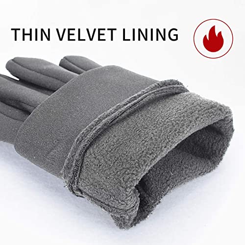 Lorpect Winter Gloves for Men Women Touch Screen Gloves Cold Weather Warm Driving Running Gloves