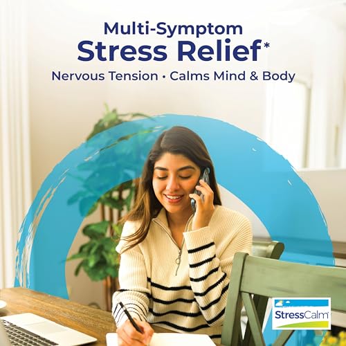 Boiron StressCalm Tablets for Relief of Stress, Anxiousness, Nervousness, Irritability, and Fatigue - 120 Count (2 Pack of...
