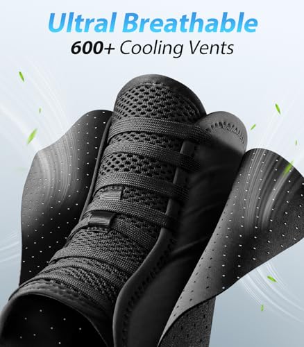 ZOELION Quick Lace Up Ankle Brace with Side Stabilizing Pads, Slim Fit Ankle Support Brace, Adjustable & Breathable Ankle ...