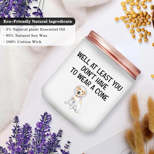 Risnoae Get Well Soon Gifts for Women, Men - Funny After Surgery Recovery Encouragement Humor Sympathy Candle Gifts - Feel...