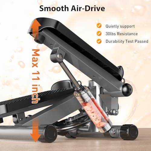 OLIXIS Steppers for Exercise at Home Workout Equipment, Mini Stepper Exercise Machine for Senior Citizens, Twist Stepper w...