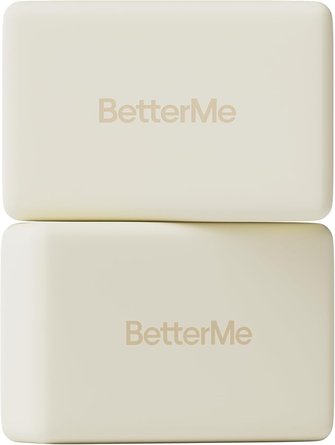 BetterMe Yoga Blocks Set of 2 – High Density Foam Yoga Blocks for Stretching, Pilates & Workouts – Lightweight Non-Slip Ex...