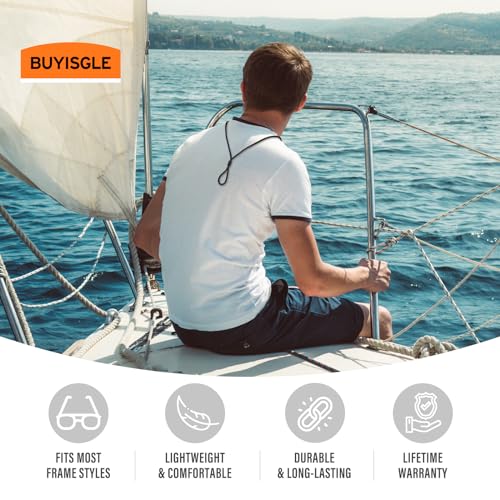 Buyisgle Eye Glasses Holder Strap - Sunglasses Straps Cords for Men Women Kids - Eyeglass Holders Around Neck - Eyewear St...