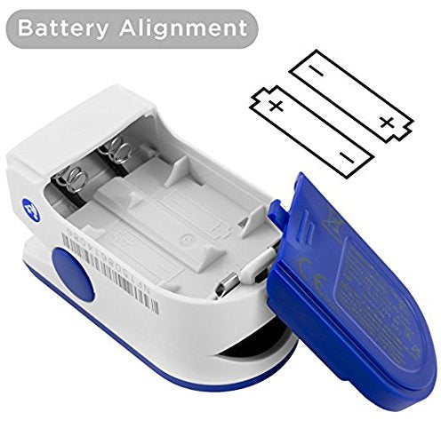 Dagamma DP100 Fingertip Pulse Oximeter, Heart Rate Measurement, Blood Oxygen Saturation Monitor SpO2 with LED Screen, Resi...
