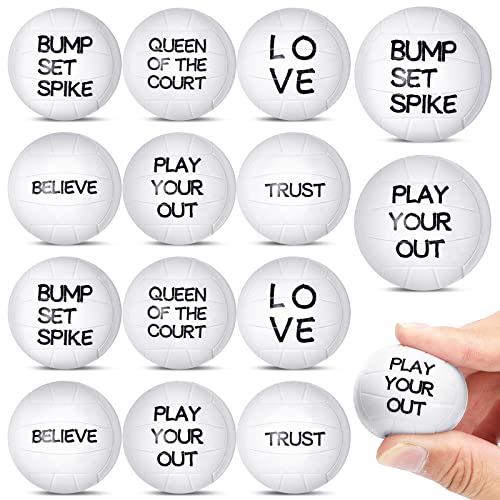 Rtteri 30 Pcs Mini Volleyball Stress Ball Team Gifts Sports Foam Mini Balls Small Volleyball Stuff Tiny Accessories for Pa...