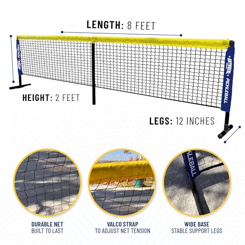 Ultimate Youth Pickleball Set with Net, Paddles, and Balls - Start Playing Pickleball Today with This Complete Junior Kit ...