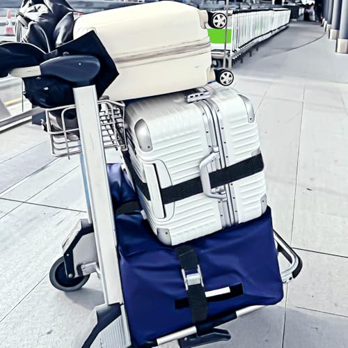 10 Pack Cam Buckle Straps, Lashing Straps with Buckles Adjustable, 1" x 78" Cam Buckle Tie Down Straps for Securing Luggag...