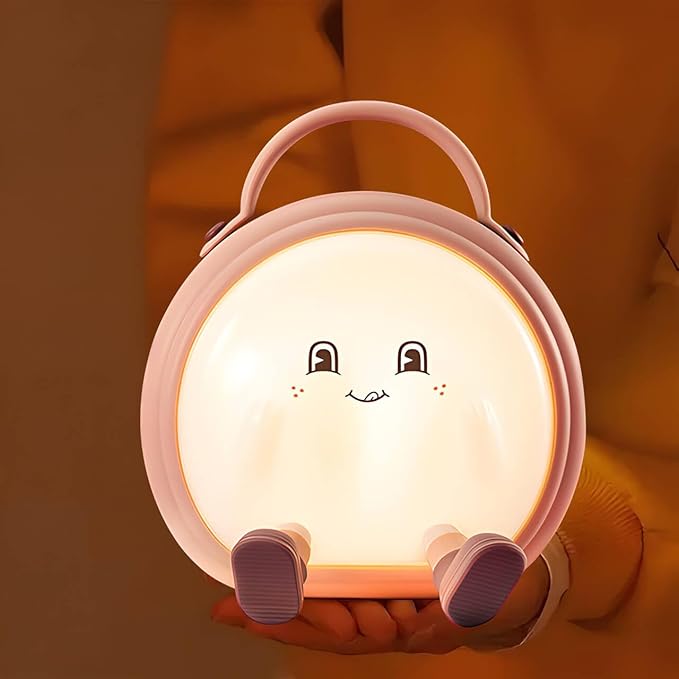 Night Light for Boys and Girls,Cute Room Decor Portable Night Lamp,Touch-Controlled Lighting,USB Rechargeable LED Bedroom Lighting Timer Bedside Table Lamps