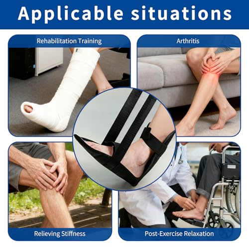WONDSIGHIN Physical Therapy Stretching Strap for Knee Pain Relief, Adjustable Flexibility Aid, Yoga Pilates Rehab Tool for...