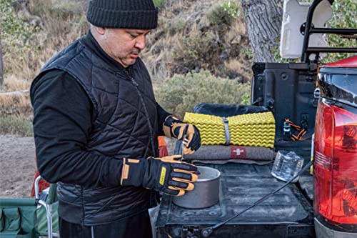 Ironclad Ranchworx Cold Condition Winter Work Gloves RWCC, Cold Weather Protection Rated to 5°F/-15°C, Full Water-Repellen...