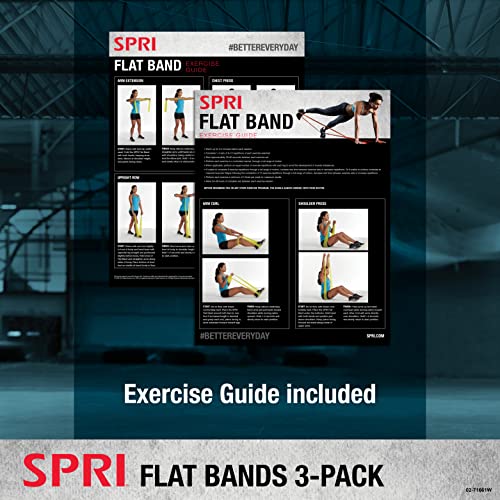 SPRI Flat Bands 3-Pack -