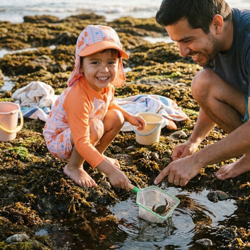 Toddler Boy Swimsuit Crab Print Long Sleeve Rash Guard Shirt Swim Trunks Sun Cap 3 Piece Baby Bathing Suit