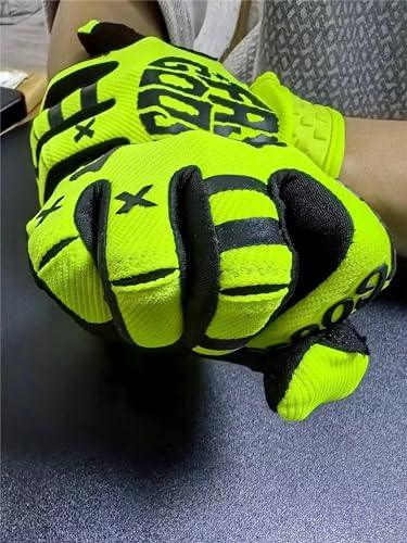 EXCEREY Skeleton Cool Motorcycle Bicycle Full Finger Off-Road Racing Gloves Outdoor Sports for Men Women & Mountaineering