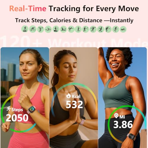 MorePro Health Fitness Tracker with 24/7 Heart Rate/Blood Pressure Monitor, Blood Oxy-gen/Sleep Tracking, 120+ Sports Acti...