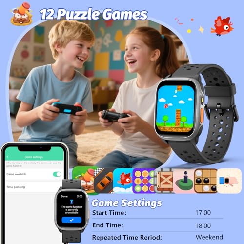 meoonley Kids Watch with 140 Sports Modes, 1.5" Kids Fitness Tracker, Girls Smart Watch, No APP/Phone Required, Sleep Moni...