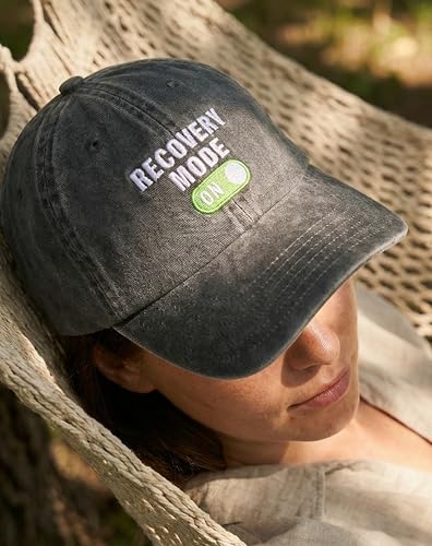 InnoBeta Get Well Soon Gifts Cap for Women, Men - Adjustable Vintage Washed Cotton Embroidered Hat