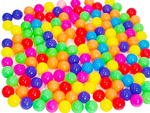 LANGXUN 50 100 200 Soft Plastic Ball Pit Balls for Kids, Gift for Baby Toddler Birthday Christmas, Ball Pit Play Tent, Bab...