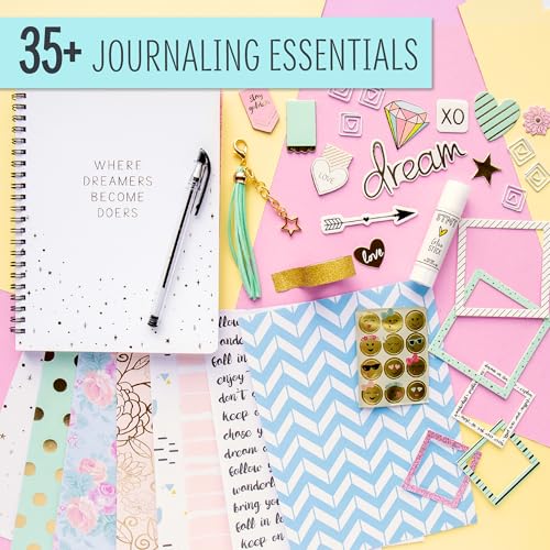 STMT D.I.Y. Dreamers Become Doers Journaling Set, Stationery Set, Bullet Journal Kit, Journaling Kit, Journals for Teen Gi...