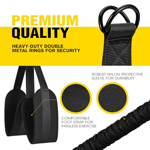 Ayombo Pull Up Assistance Bands, Resistance Bands for Pull Up Bar Workout, Adjustable Heavy Duty Pull Up Assist Equipment ...