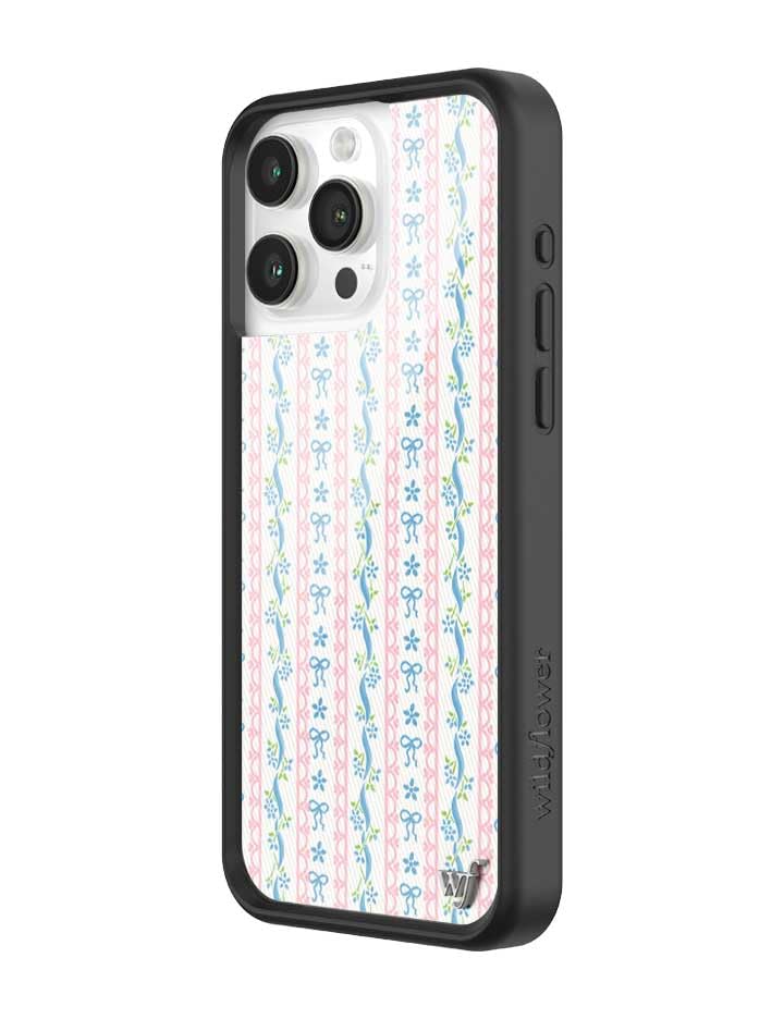 Wildflower Cases - Compatible With Iphone 15 Pro Max | Protective Black Bumper, 4Ft Drop Test Certified, Women Owned Small Busin