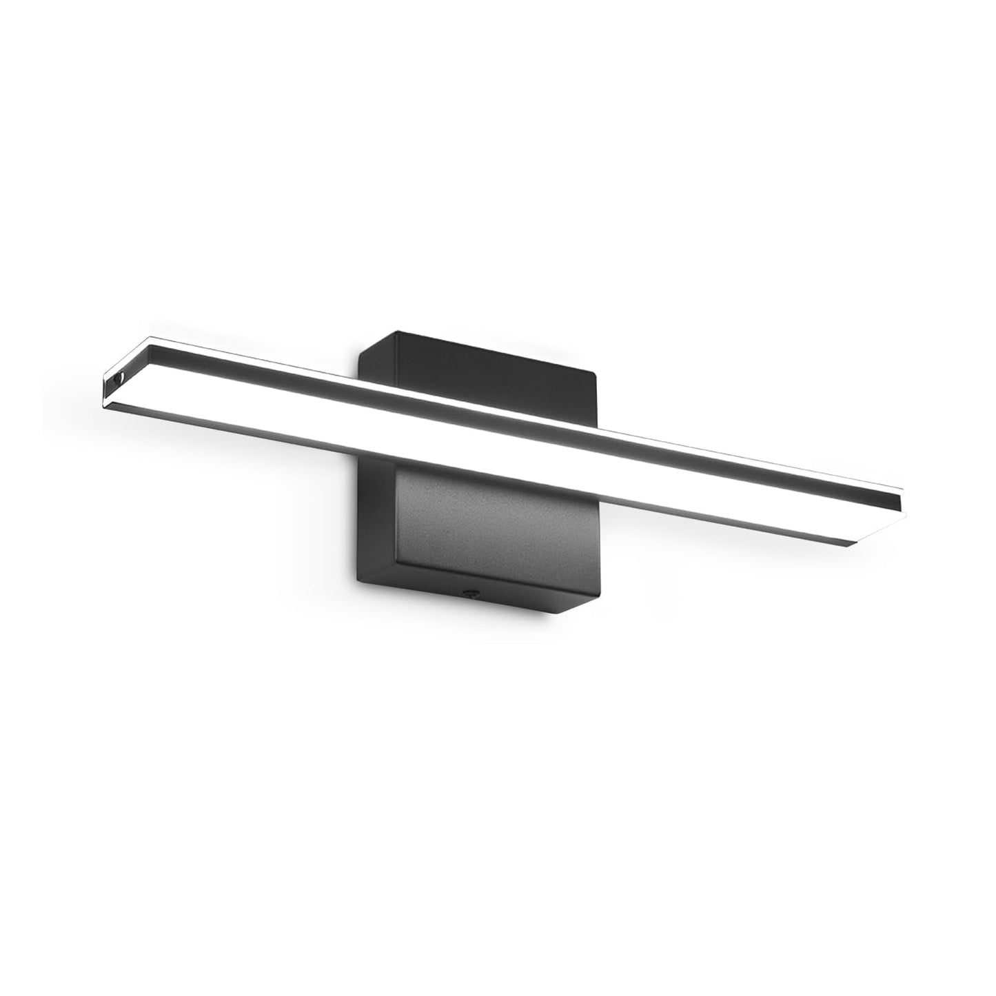BRIVOLART Bathroom Vanity Lights 16 Inch LED Metal Black 9W 6000K Model 6420