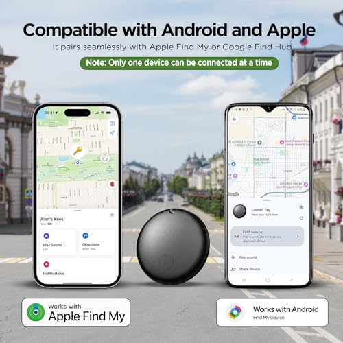 GPS Tracker for Vehicles - Car GPS Tracker Device, Real-Time Mini Vehicle Tracker, No Subscription & No SIM Card Required,...