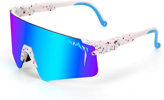 IKTOD Sports Sunglasses Men Women Anti-UV Baseball Sunglasses Youth Cycling Running Softball Goggles
