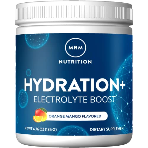 MRM Nutrition Hydration + | Orange Mango Flavored | Electrolyte Boost | Cellular Hydration | Vitamins + Electrolytes | Veg...