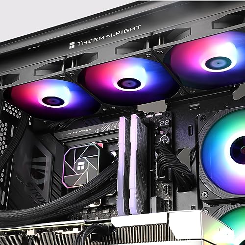 Thermalright Aqua Elite 360 V3 Water Cooling CPU Cooler, 3 PWM ARGB Fans with S-FDB Bearings,Efficient PWM Controlled Pum...