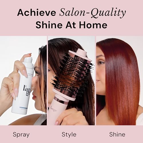 L'ANGE HAIR Glass Hair Thermal Blowout Primer | Heat Protectant Spray for Frizz Control & Shine | Blow Dry Support Styling...