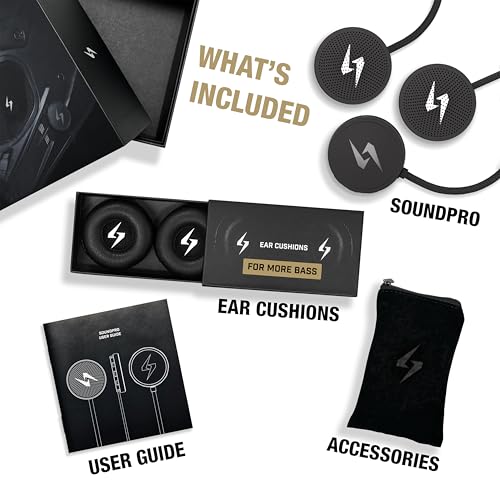 Syphon SoundPro: Ultra-Thin 9.6mm Bluetooth Moto Headphones - Glove-Friendly Controls, Massive Sound, IP55 Waterproof, Bui...