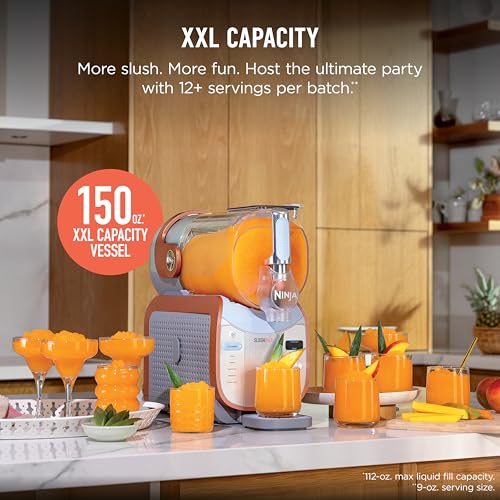 Ninja SLUSHi Max XXL Smart Frozen Drink Maker | Top Performance & Smart Technology, Party-Size 150oz Capacity, No Ice Need...