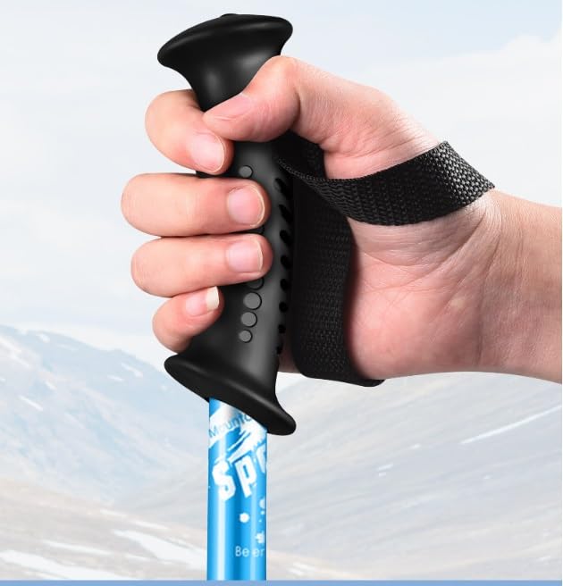 MUXWELL Collapsible Trekking Poles, Aluminum, 38-44 Inches(Compact), 44-52 Inches(Full) Adjustable Height with Quick-Lock,...
