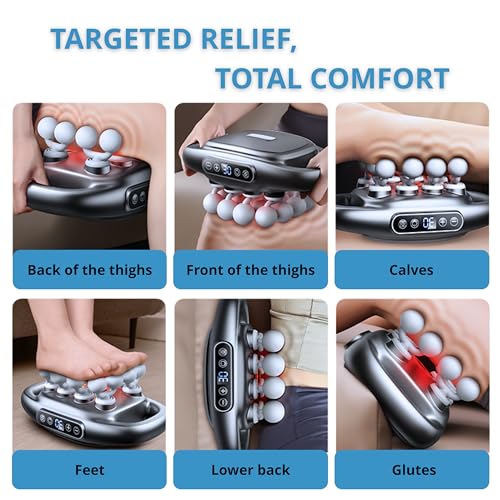LEVILO 16 Head Massage Gun Deep Tissue for Neck, Shoulder, Back Massager – Massager Gun for Muscle Recovery – Quiet, Porta...