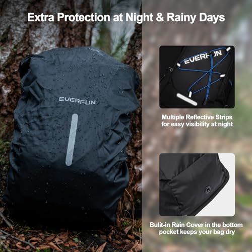 Everfun Hydration Backpack 18L with Water Bladder 2L/3L Hiking Water Backpack Women Men Hydration Pack Insulated Lightweig...