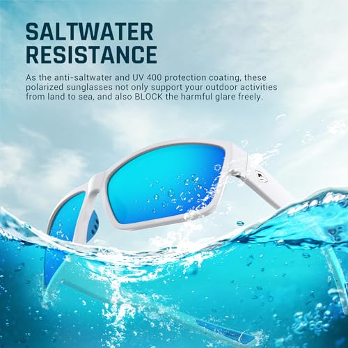 TOREGE Polarized Sports Sunglasses for Men and Women Cycling Running Golf Fishing Sunglasses TR26