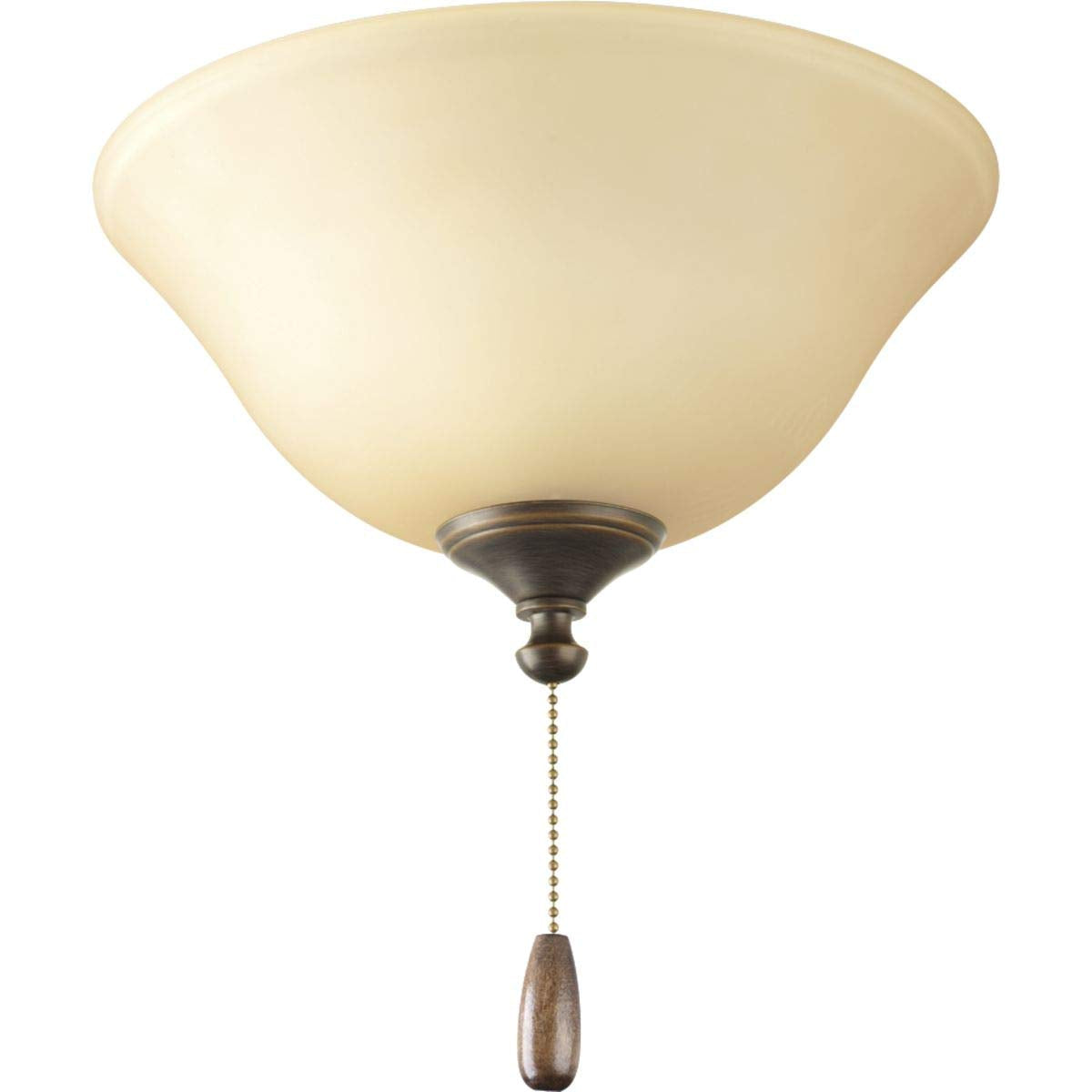 Progress Lighting P2612-20TWB Fan Light Kit, Brown