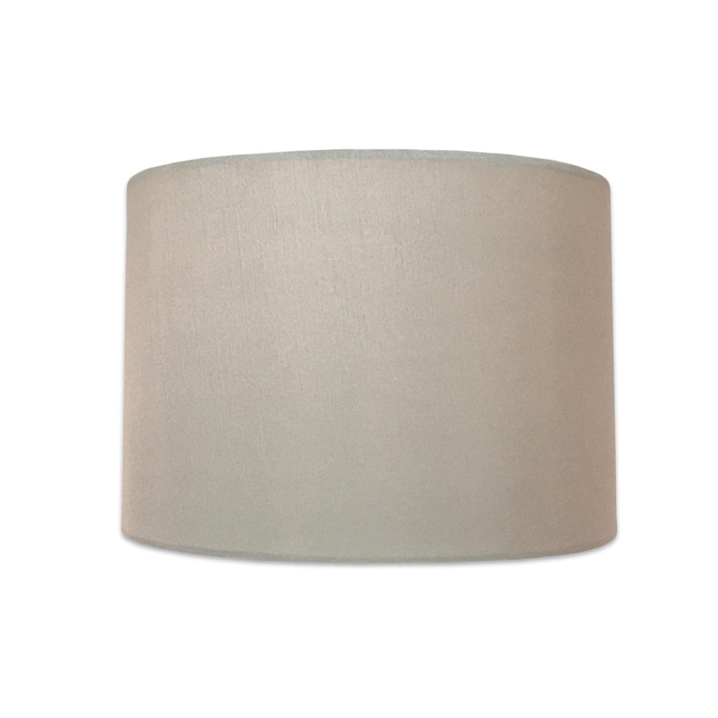 Royal Designs, Inc. Shallow Drum Lamp Shade, HB-610-12GR-2, 11x12x8.5 inches, Gray, 2 Pack
