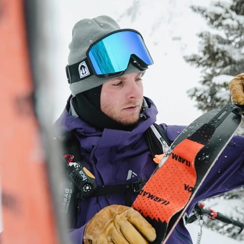 GLADE Mesa Ski Goggles – Anti-Fog, Interchangeable Lens System, 100% UVA/UVB Protection, Medium Fit, Designed in Colorado