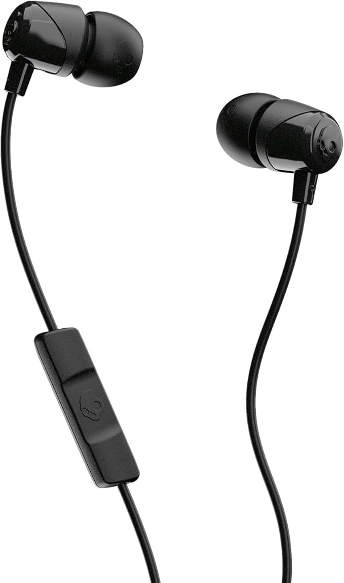 Skullcandy Jib Wired Earbuds with 3.5mm AUX Plug, Noise Isolating Fit, In-Line Microphone Call and Track Control, Convenie...