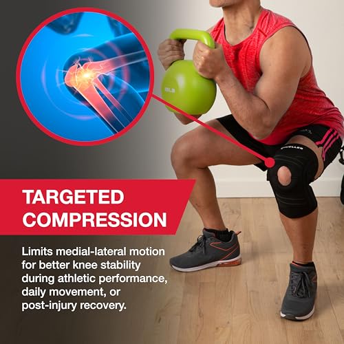 MUELLER Sports Medicine Self Adjusting Knee Brace for Men and Women, Knee Stabilizer for Compression and Pain Relief Suppo...